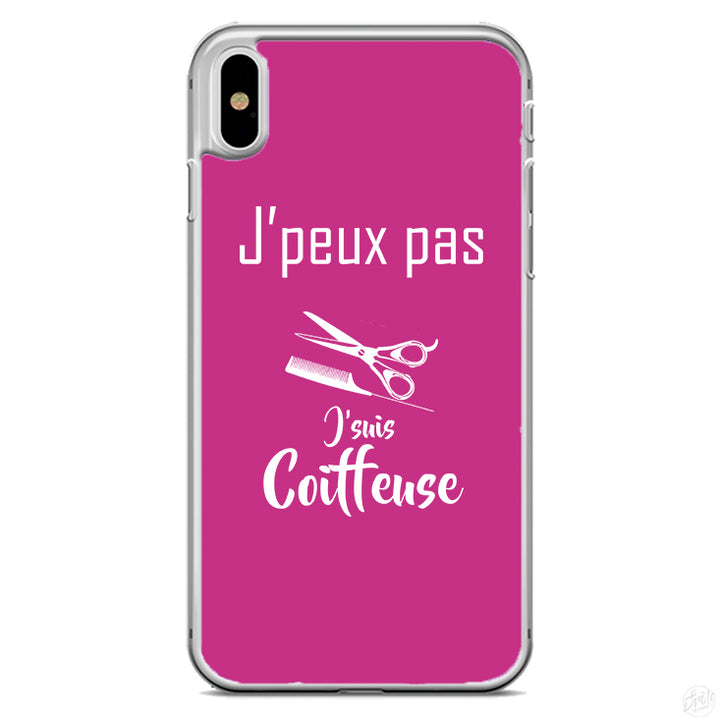 Coque j'peux pas j'suis coiffeuse