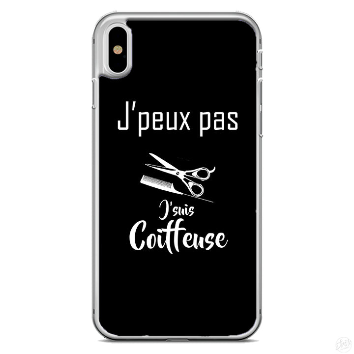 Coque j'peux pas j'suis coiffeuse