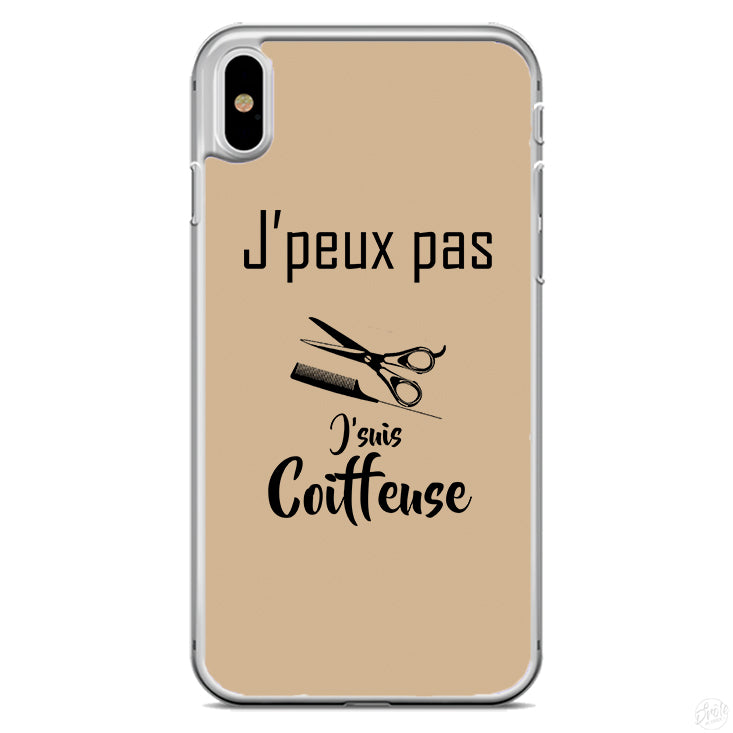 Coque j'peux pas j'suis coiffeuse