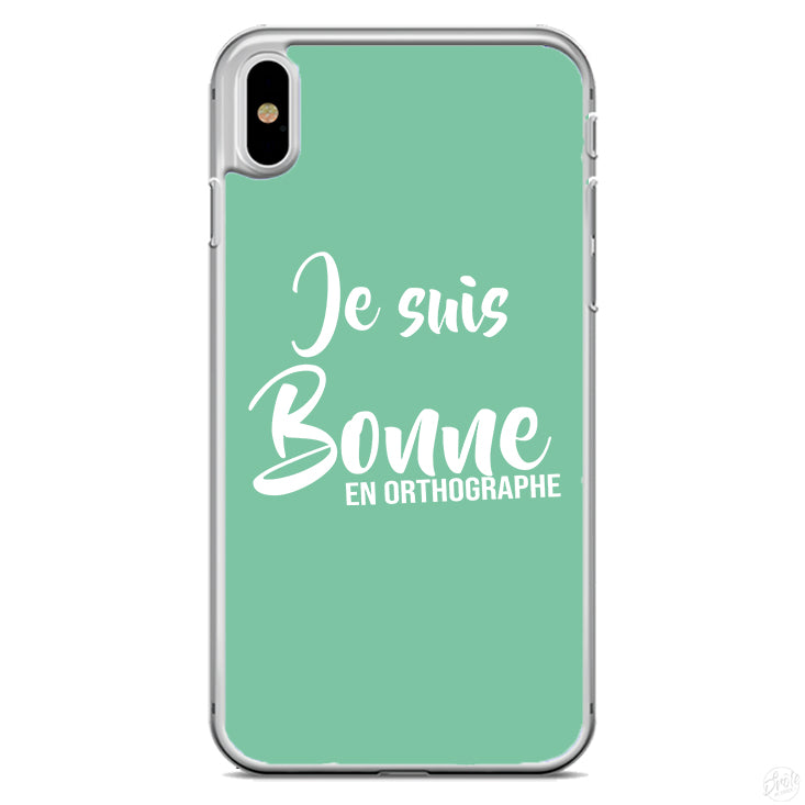 Coque Je suis bonne en orthographe