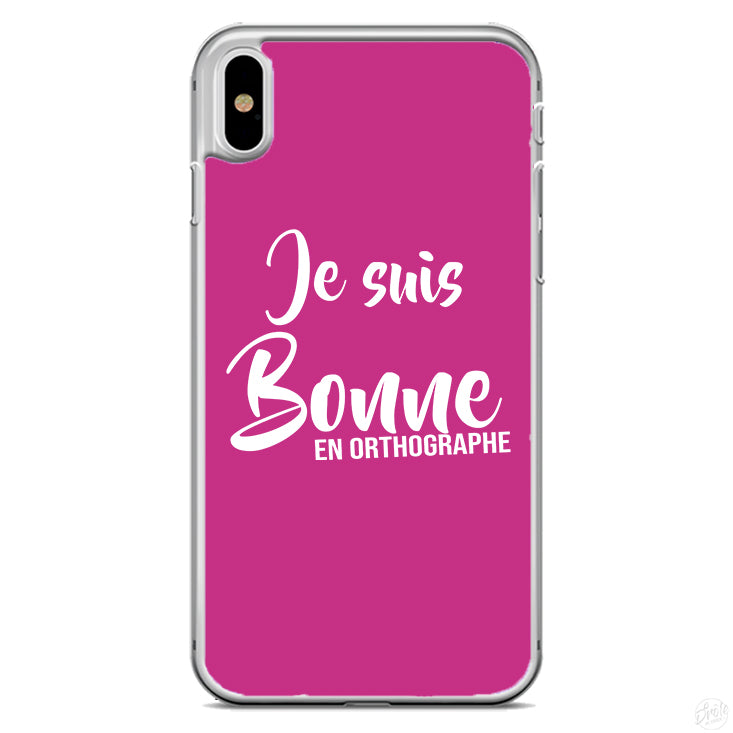 Coque Je suis bonne en orthographe