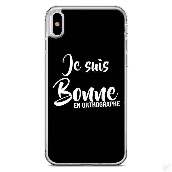 Coque Je suis bonne en orthographe