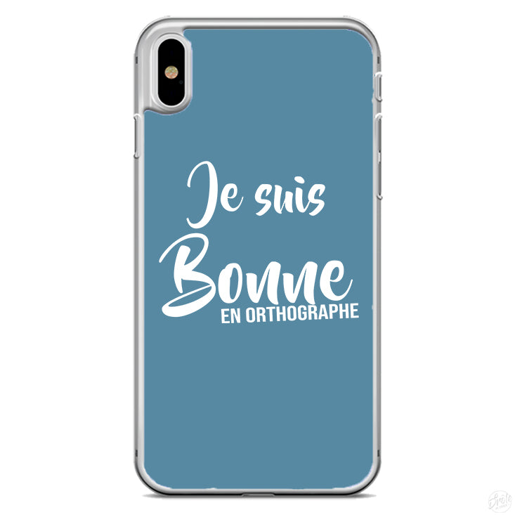 Coque Je suis bonne en orthographe
