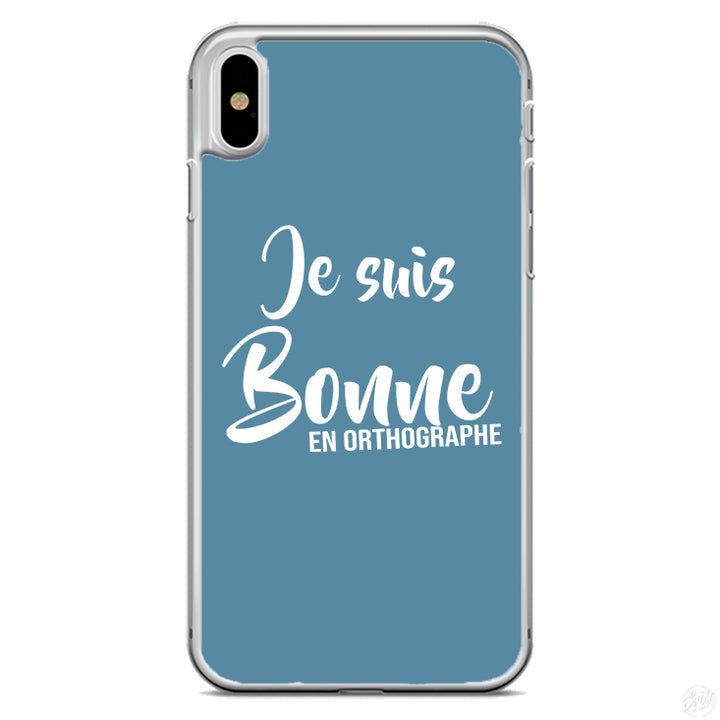 Coque Je suis bonne en orthographe