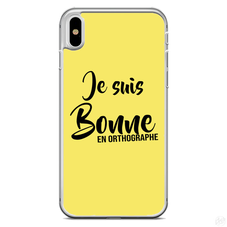 Coque Je suis bonne en orthographe