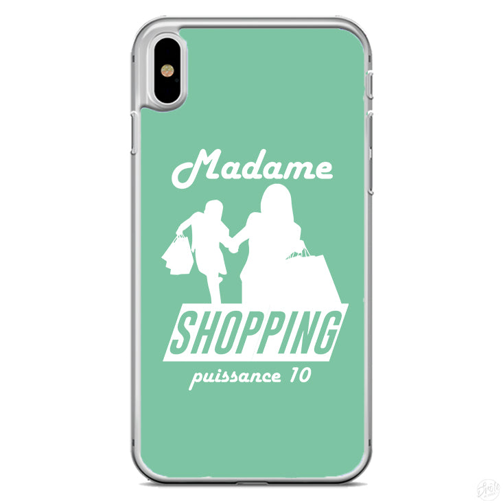 Coque Madame shopping puissance 10