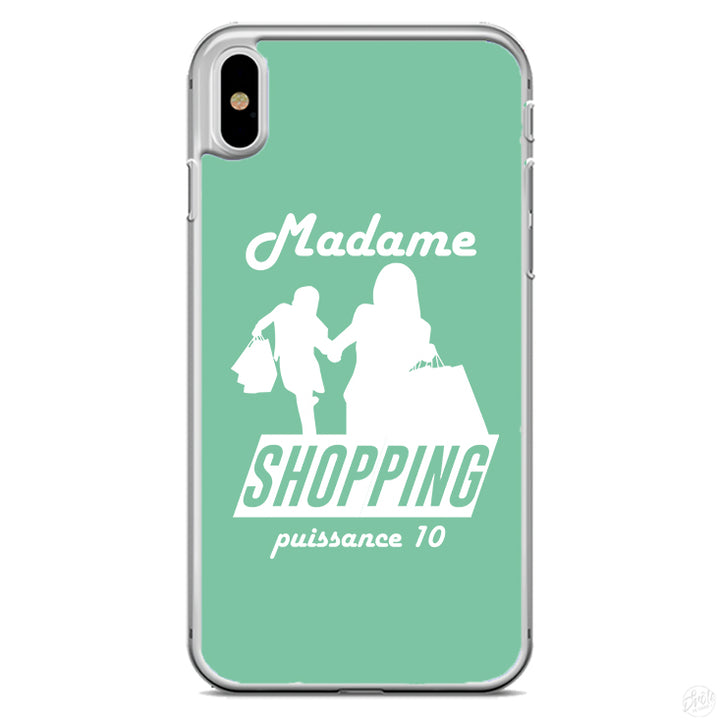 Coque Madame shopping puissance 10
