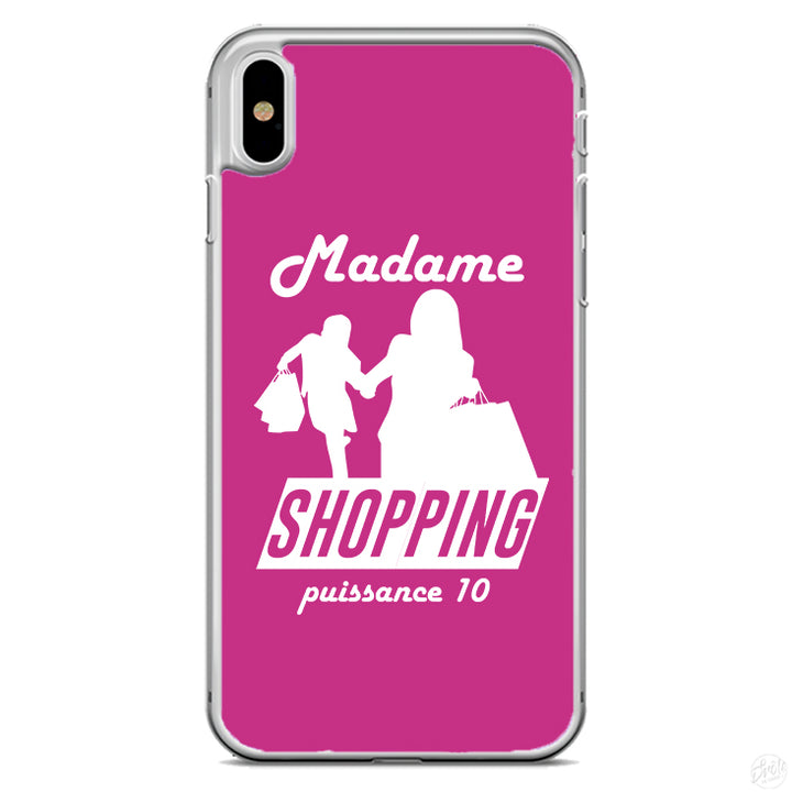 Coque Madame shopping puissance 10