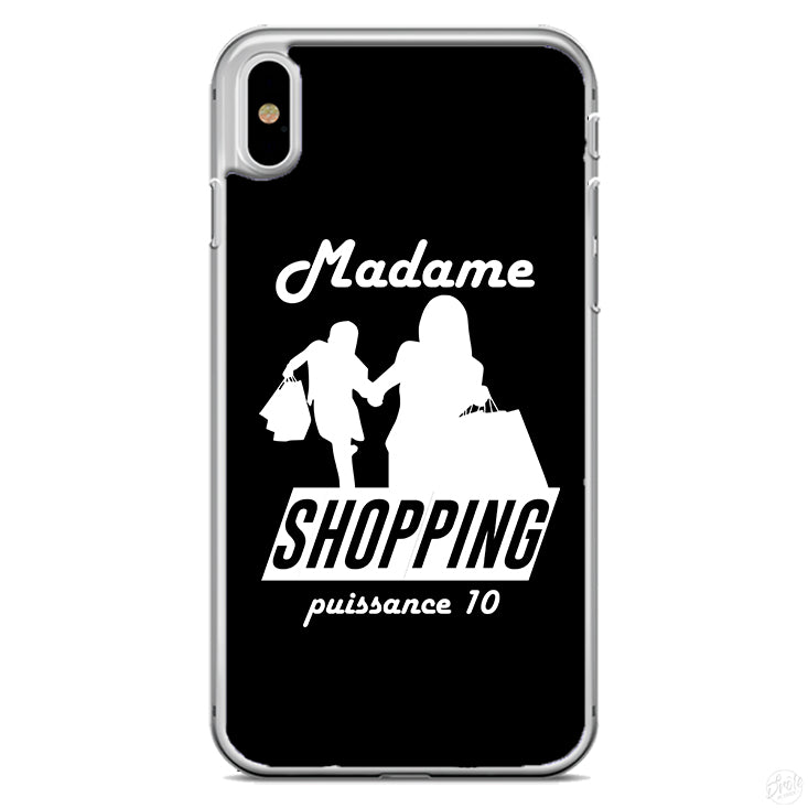 Coque Madame shopping puissance 10