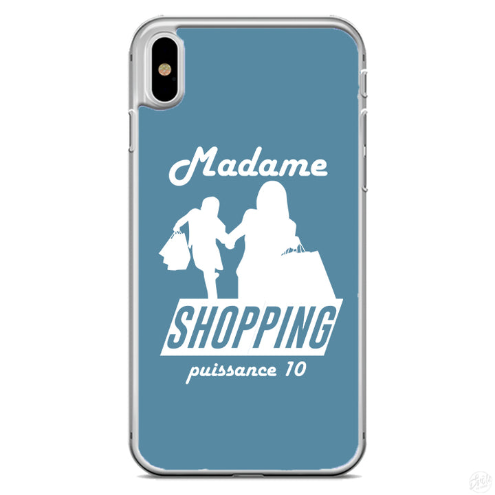 Coque Madame shopping puissance 10