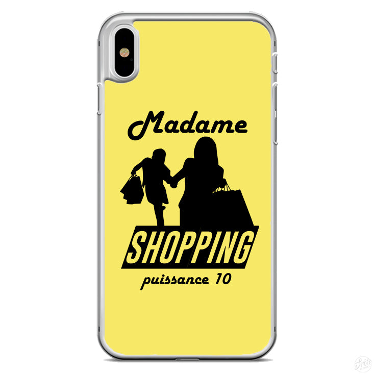 Coque Madame shopping puissance 10