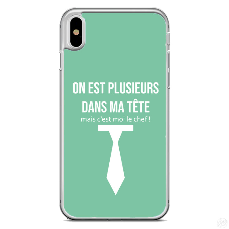 Coque On est plusieurs dans ma tête mais c'est moi le chef