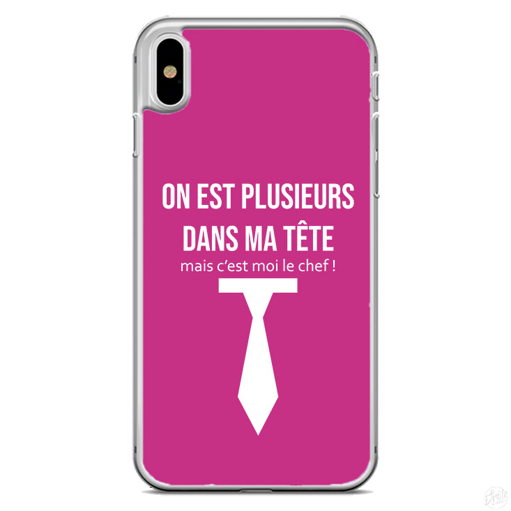 Coque On est plusieurs dans ma tête mais c'est moi le chef