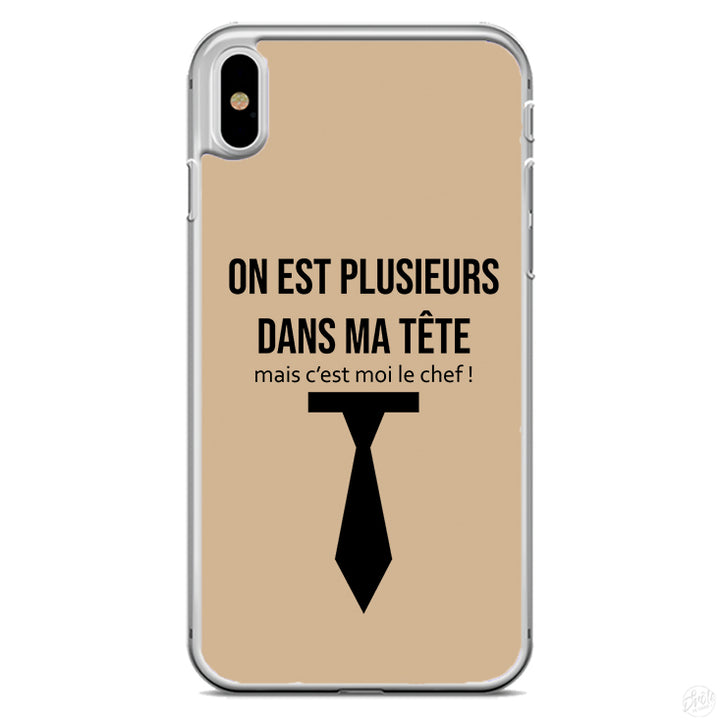 Coque On est plusieurs dans ma tête mais c'est moi le chef