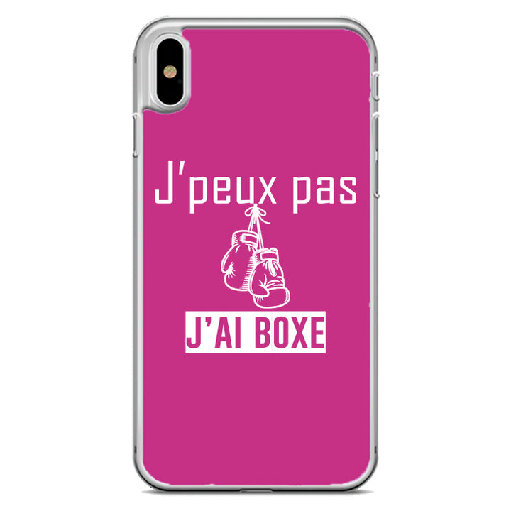 Coque J'peux pas j'ai boxe