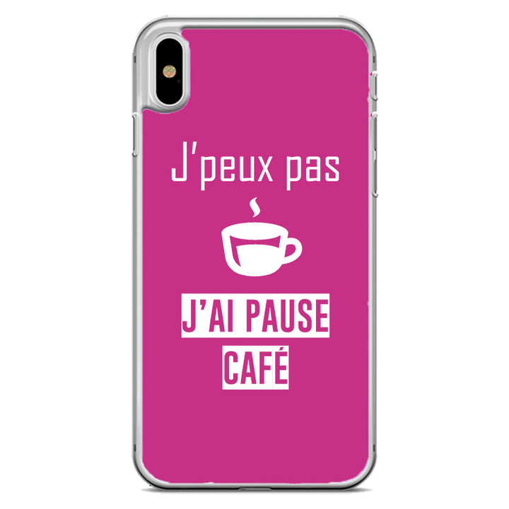 Coque J'peux pas j'ai pause café