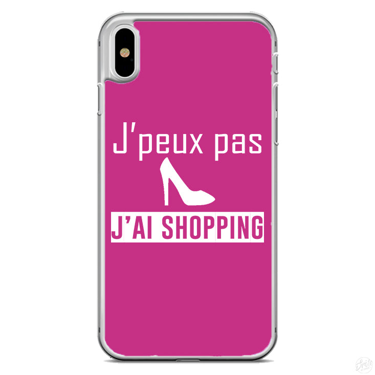 Coque J'peux pas j'ai shooping