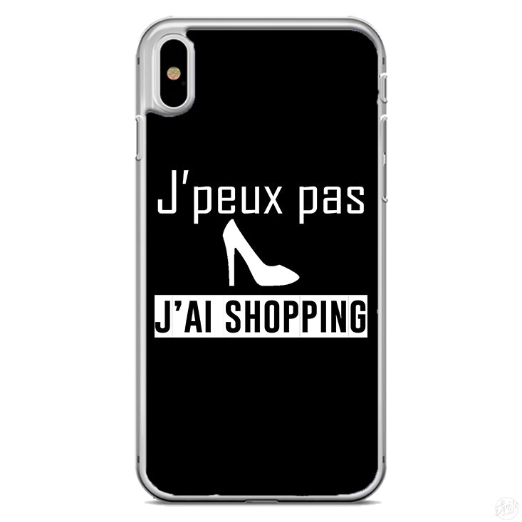 Coque J'peux pas j'ai shooping