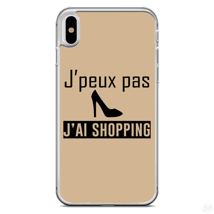 Coque J'peux pas j'ai shooping