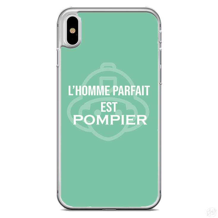 Coque L'homme parfait est pompier