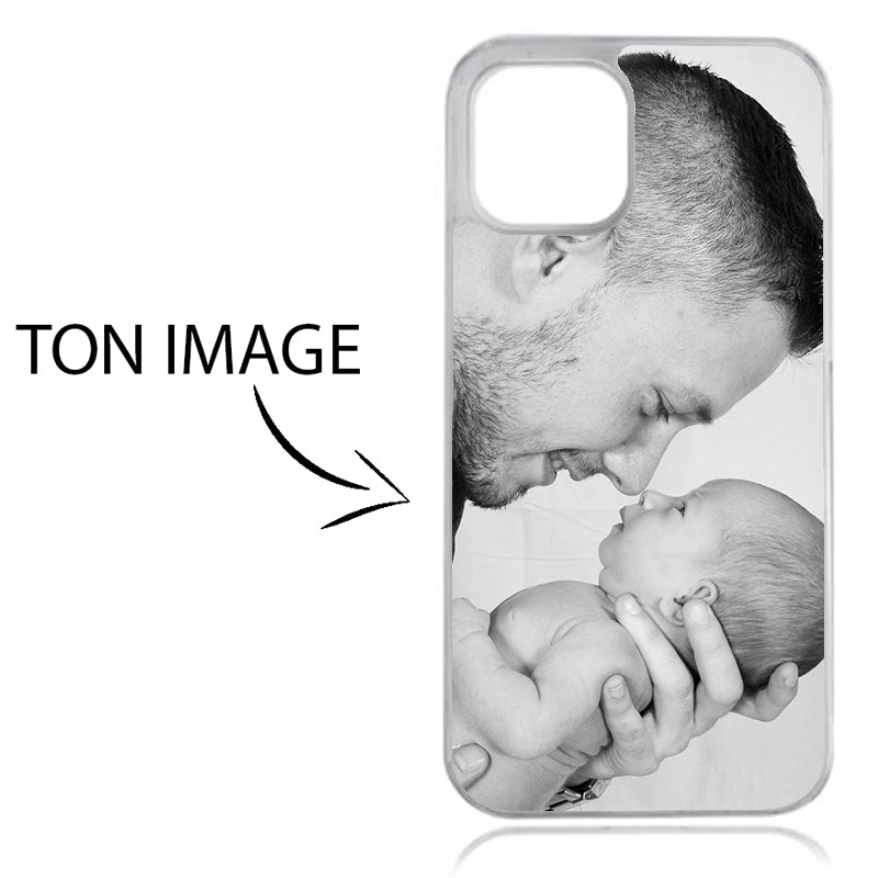 Coque personnalisée contour transparent
