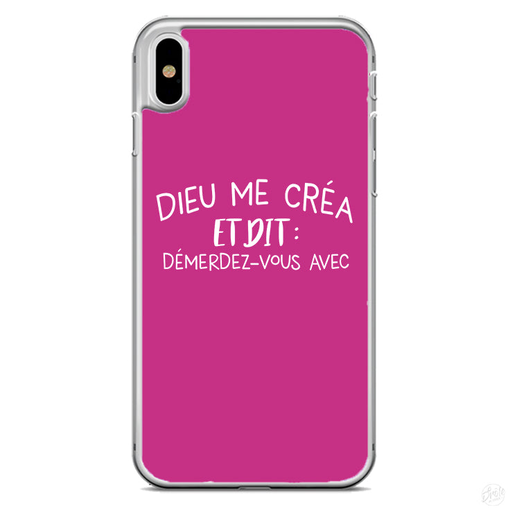 Coque Dieu me créa et dit démerdez-vous avec