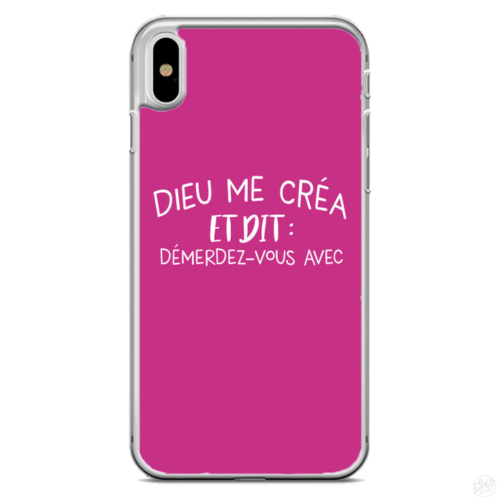 Coque Dieu me créa et dit démerdez-vous avec