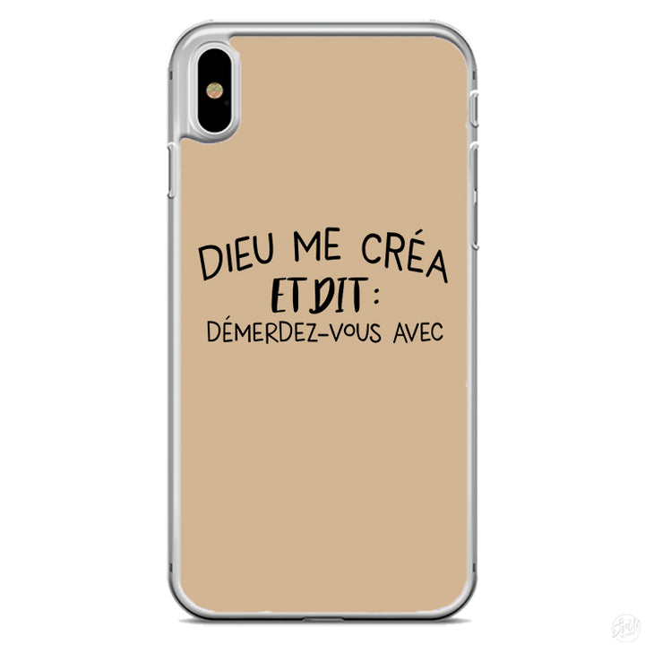 Coque Dieu me créa et dit démerdez-vous avec