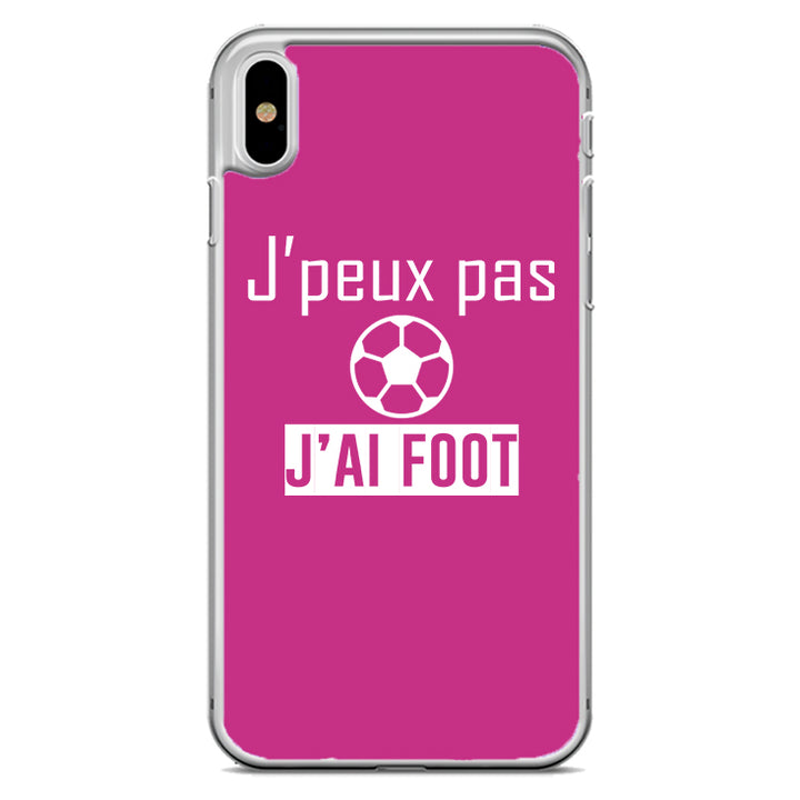 Coque J'peux pas j'ai foot