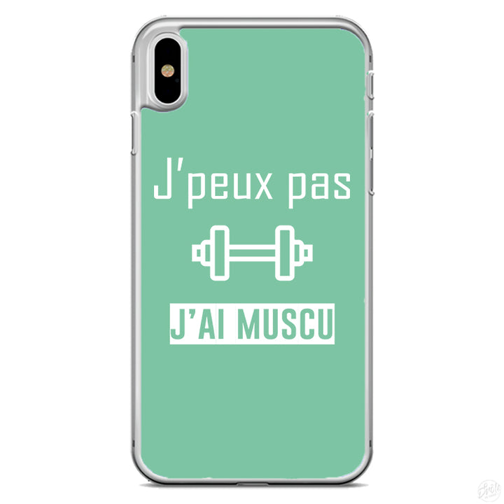 Coque J'peux pas j'ai muscu