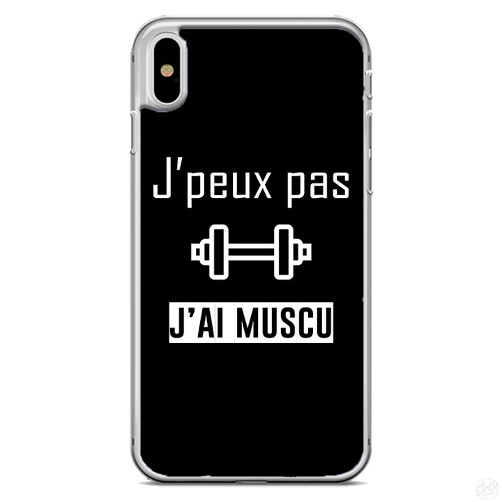Coque J'peux pas j'ai muscu