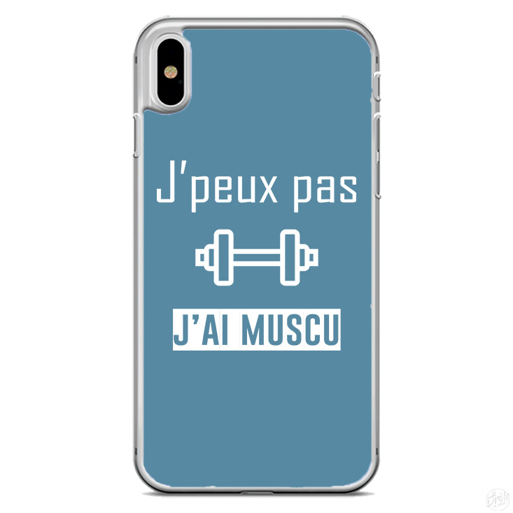 Coque J'peux pas j'ai muscu