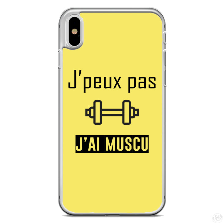 Coque J'peux pas j'ai muscu