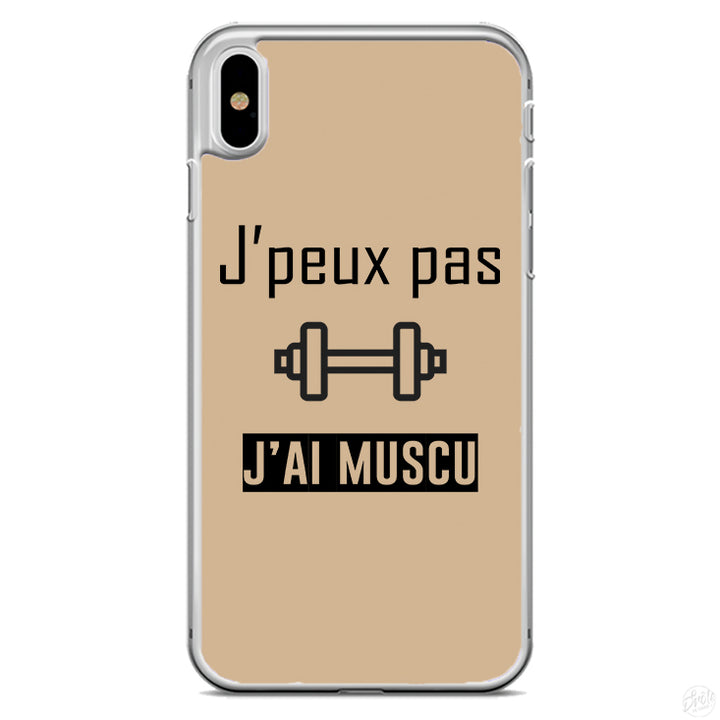 Coque J'peux pas j'ai muscu