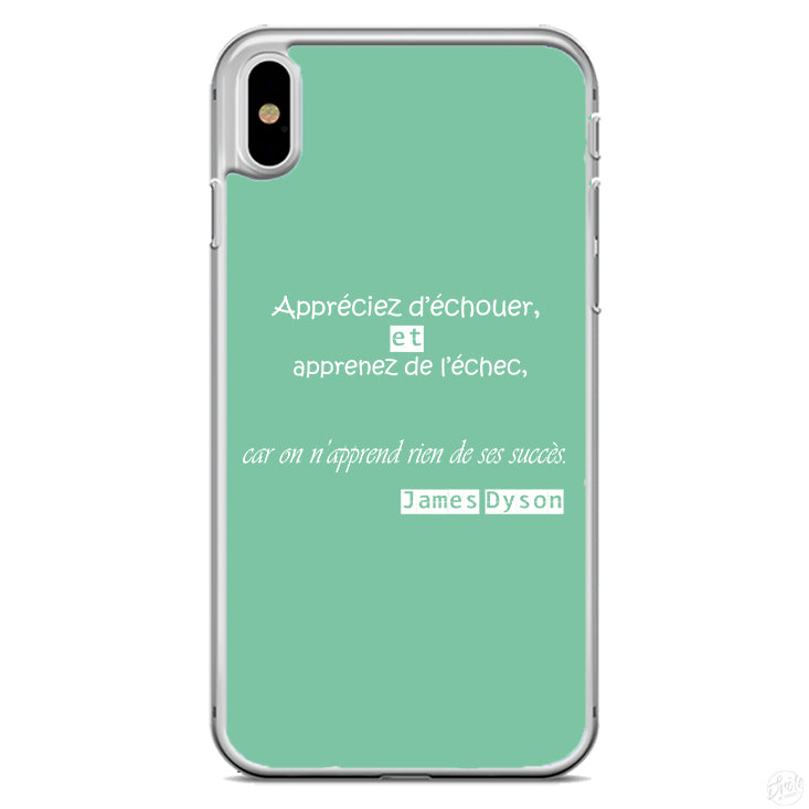 Coque Appréciez d’échouer, et apprenez de l’échec