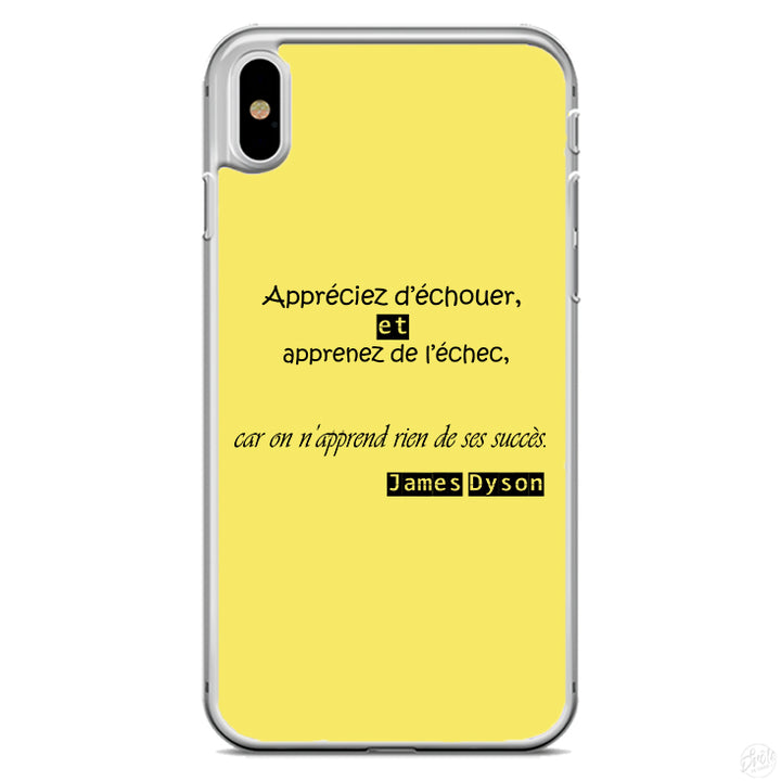 Coque Appréciez d’échouer, et apprenez de l’échec