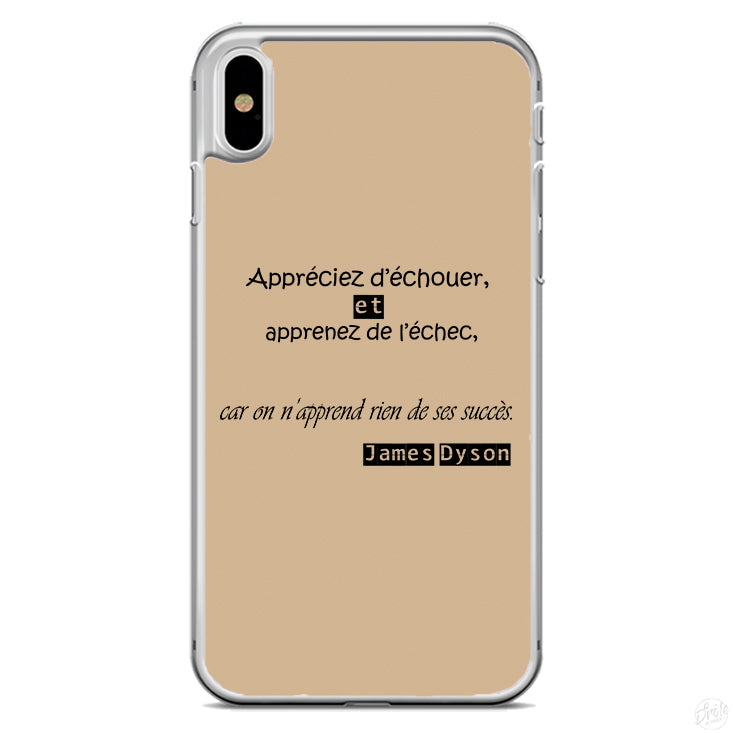 Coque Appréciez d’échouer, et apprenez de l’échec