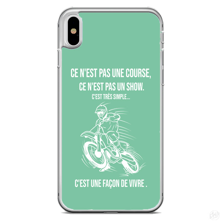 Coque Ce n'est pas une course c'est une façon de vivre