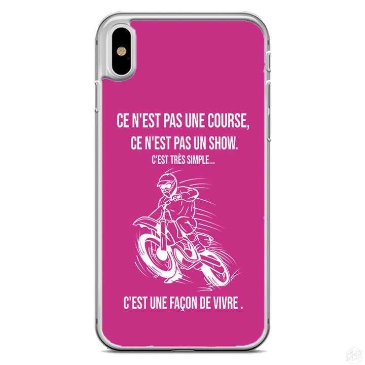 Coque Ce n'est pas une course c'est une façon de vivre