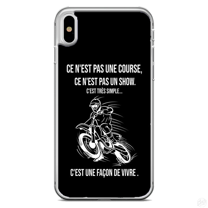 Coque Ce n'est pas une course c'est une façon de vivre