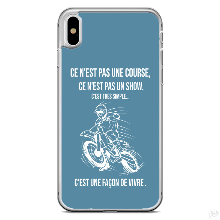 Coque Ce n'est pas une course c'est une façon de vivre