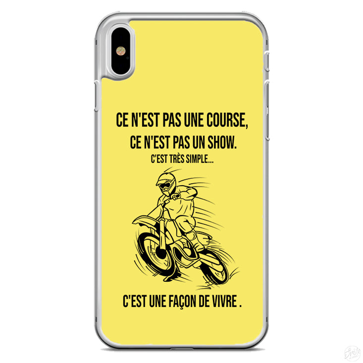 Coque Ce n'est pas une course c'est une façon de vivre