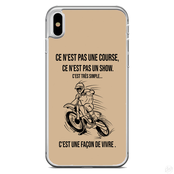 Coque Ce n'est pas une course c'est une façon de vivre