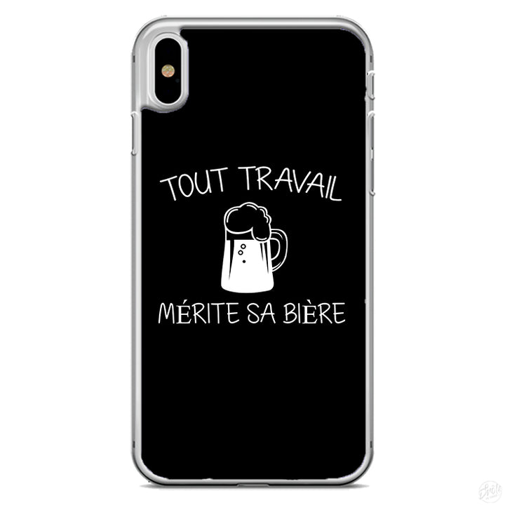 Coque Tout travail mérite sa bière