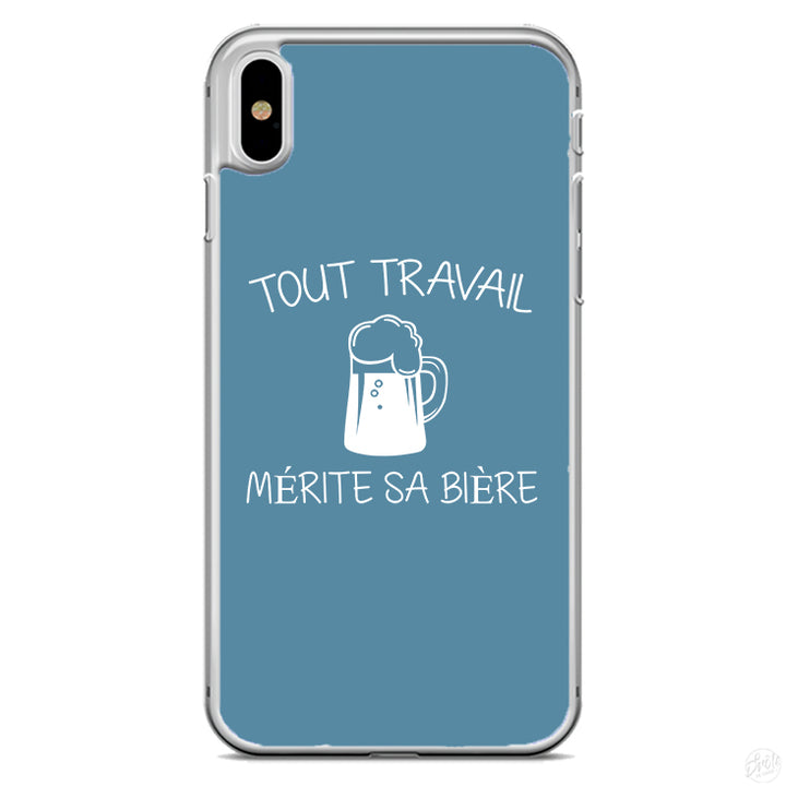 Coque Tout travail mérite sa bière