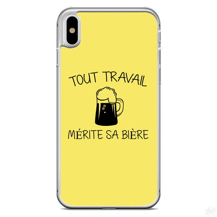 Coque Tout travail mérite sa bière