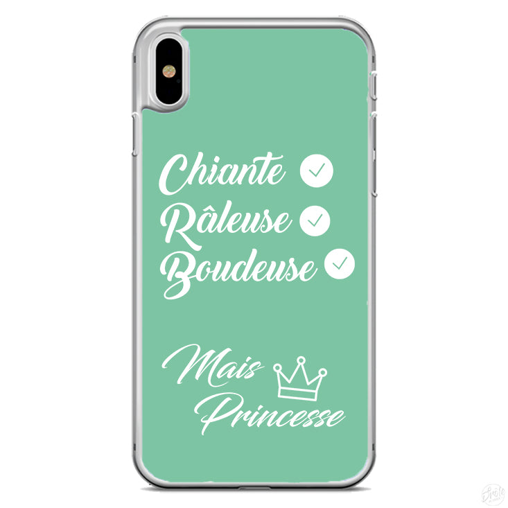 Coque Chiante raleuse boudeuse mais princesse