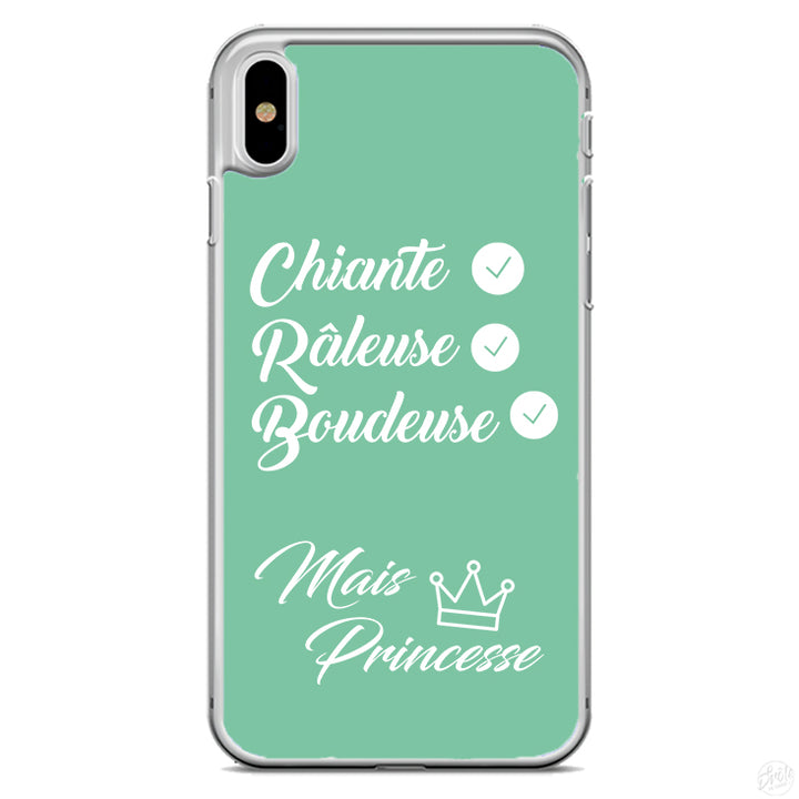 Coque Chiante raleuse boudeuse mais princesse