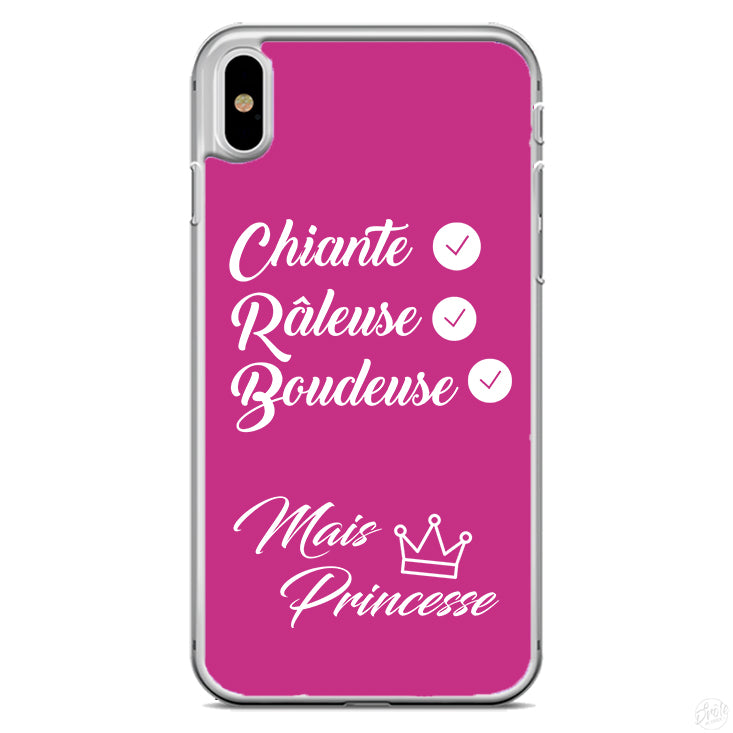 Coque Chiante raleuse boudeuse mais princesse