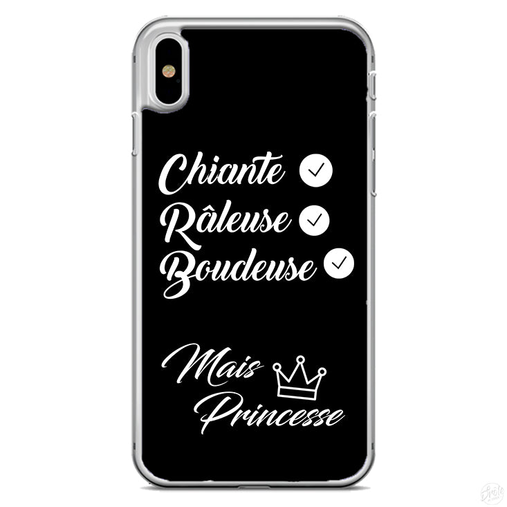 Coque Chiante raleuse boudeuse mais princesse